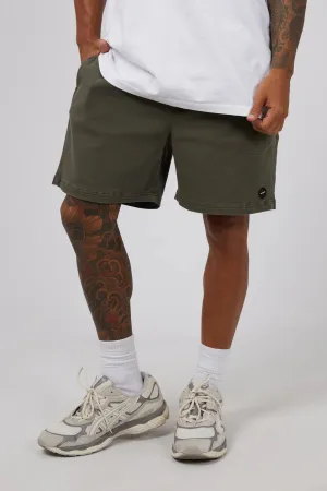 17" Twill Jogger Khaki