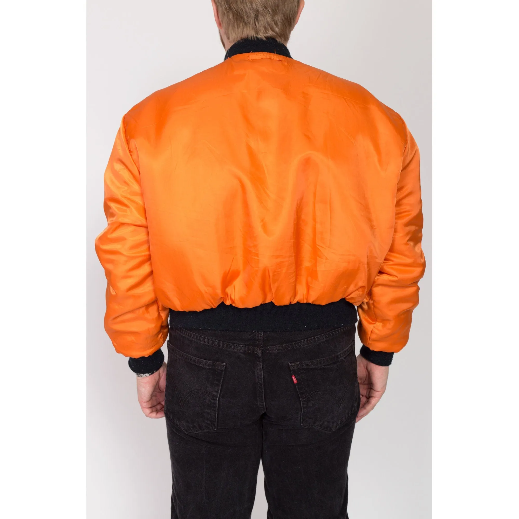 2X 90s MA-1 Reversible Bomber Flight Jacket