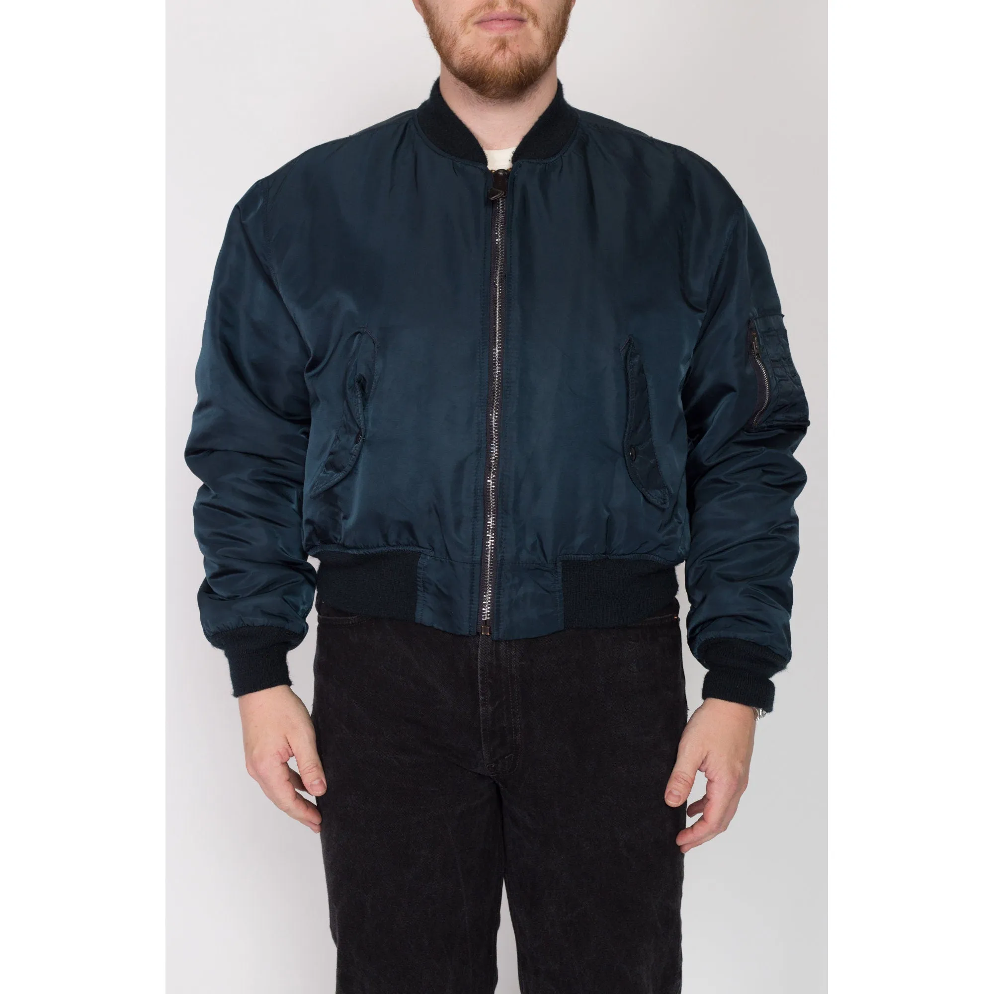 2X 90s MA-1 Reversible Bomber Flight Jacket