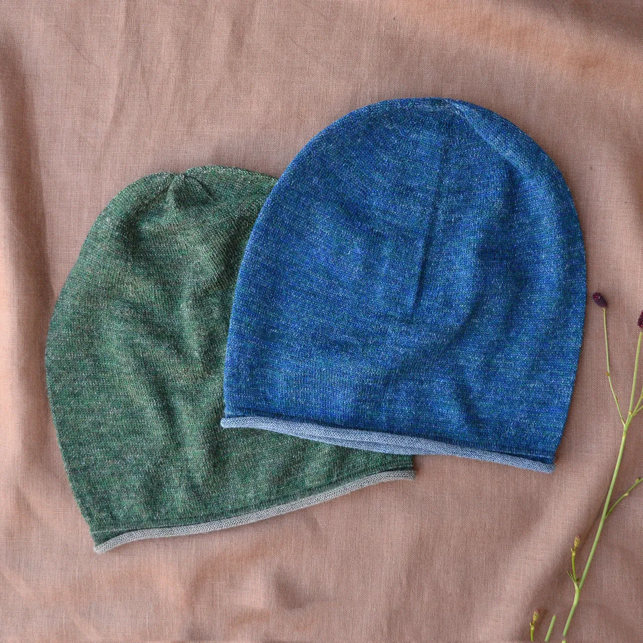 Adults Light Jersey Beanie in 100% Alpaca *Returning 2025