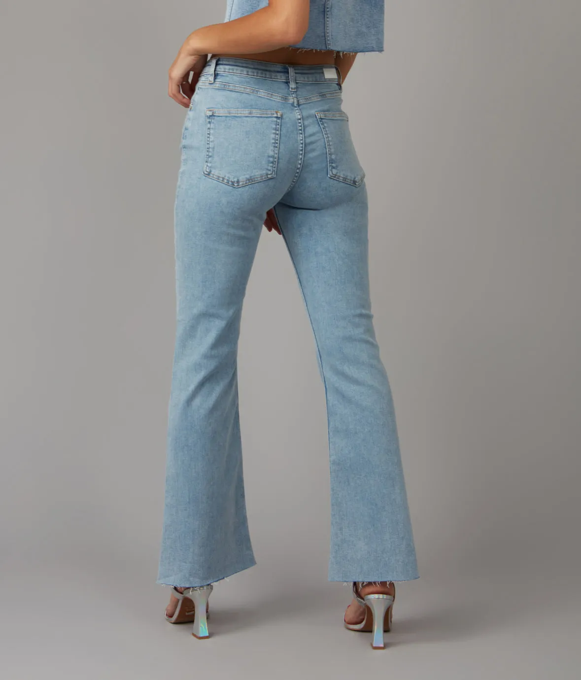 ALICE-TD High Rise Flare Jeans