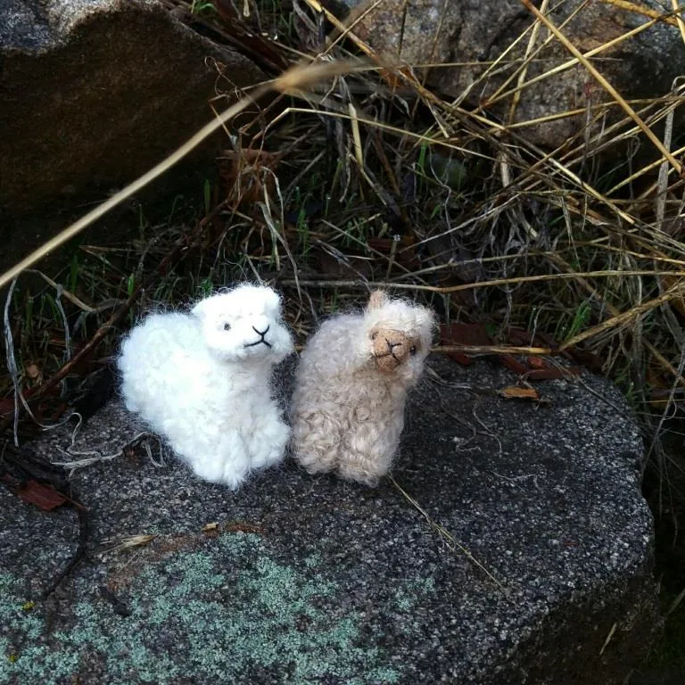 Alpacadorable Cria Hand Made Baby Alpaca Ornaments