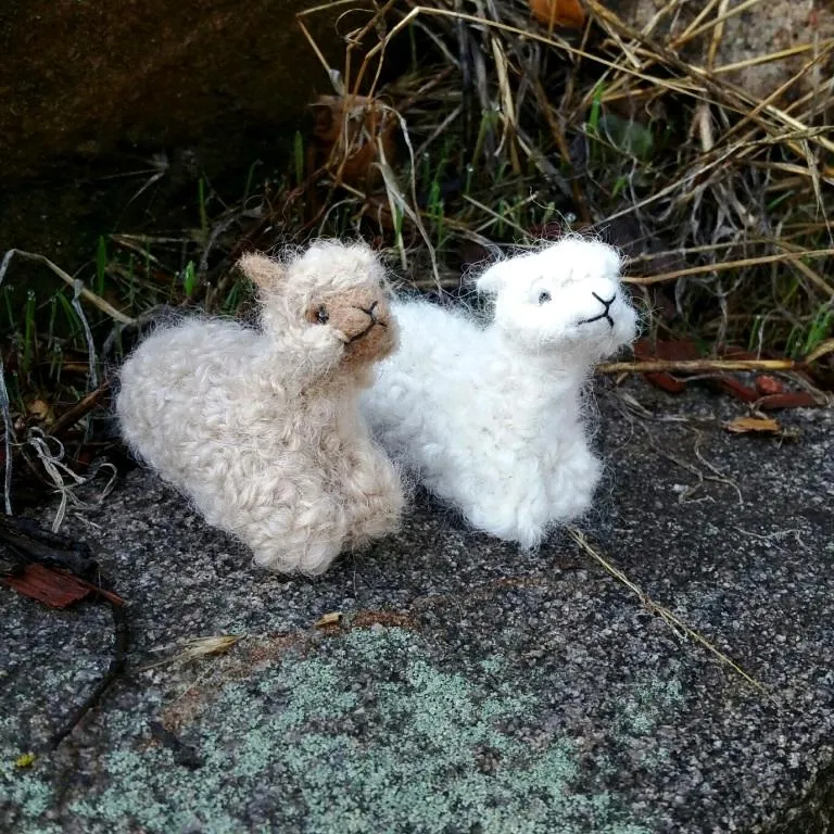 Alpacadorable Cria Hand Made Baby Alpaca Ornaments