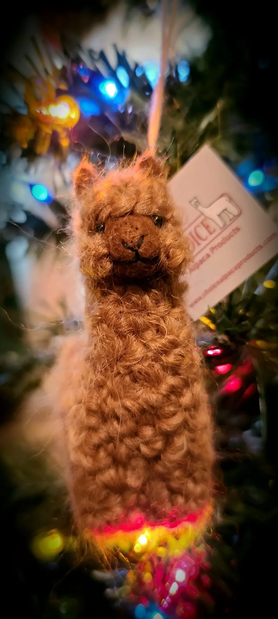 Alpacadorable Hand Made Baby Alpaca Ornaments