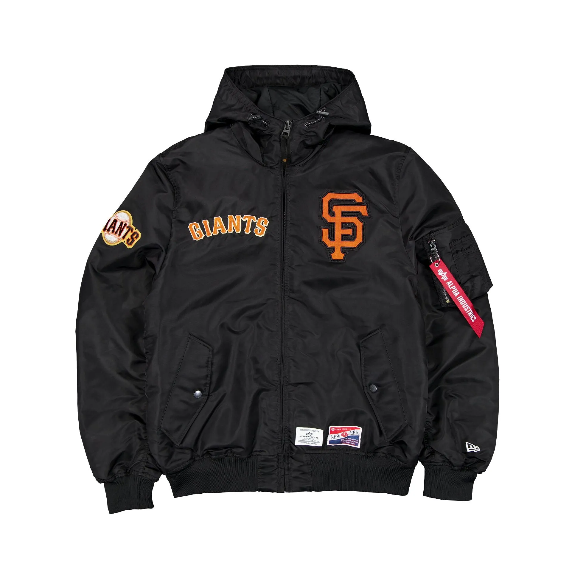 Alpha Industries x San Francisco Giants L-2B Hooded Bomber Jacket