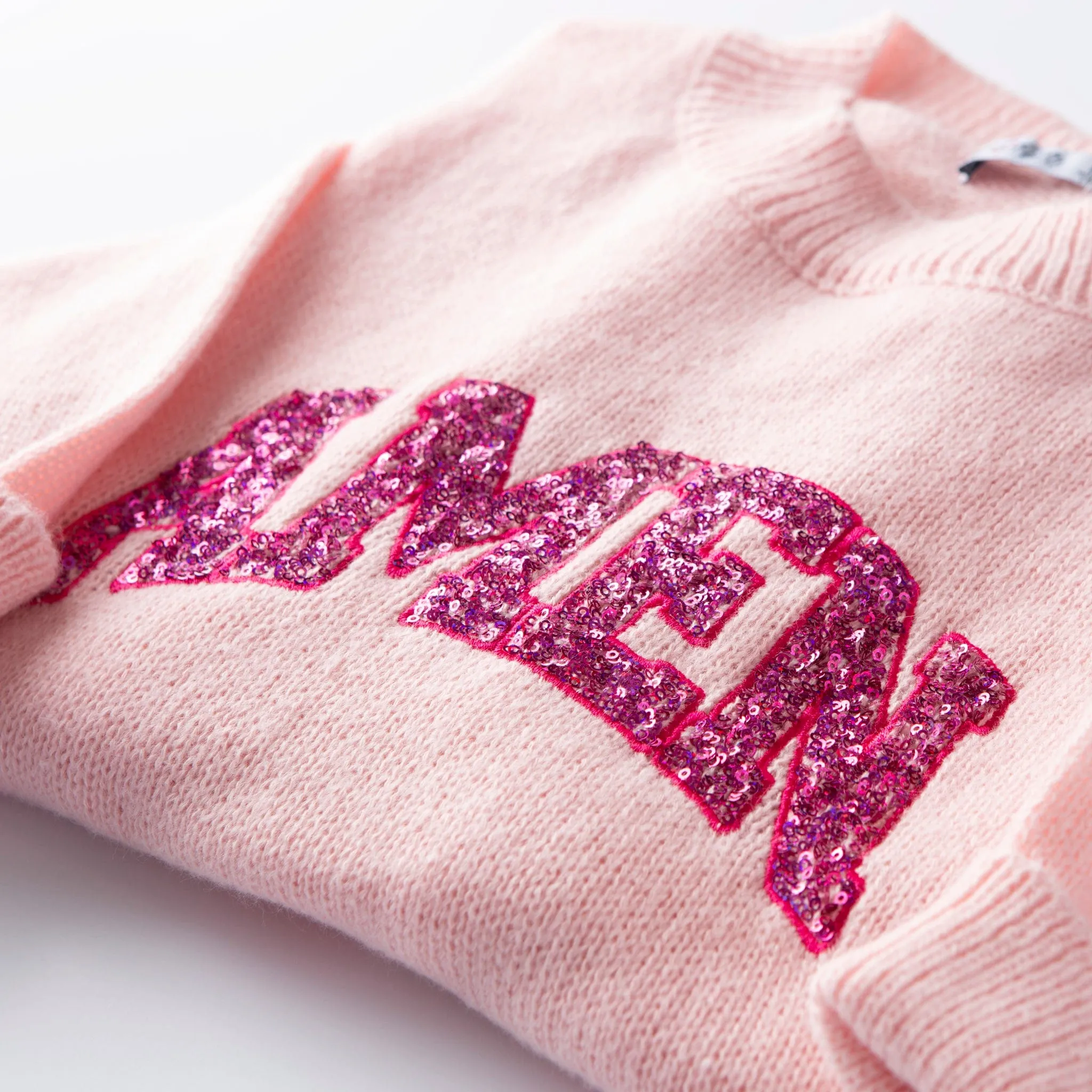 Amen Fluffy Sequin Sweater - 10