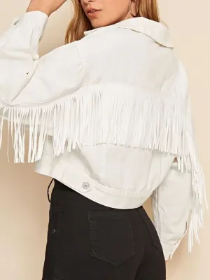 *APP EXCLUSIVE* Fringe Denim Jacket