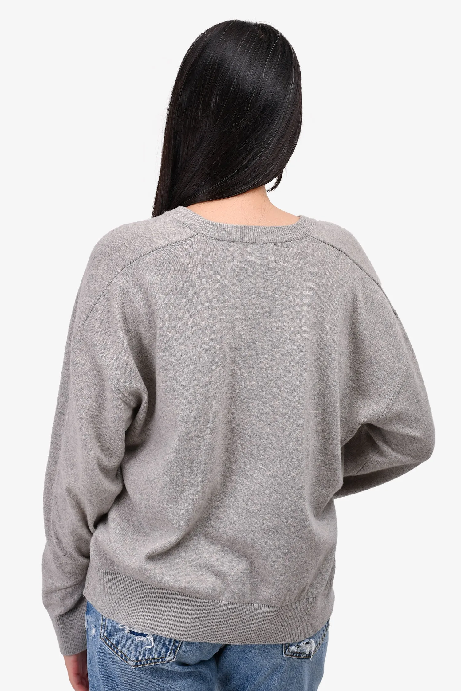 Armarium Grey Cashmere Pullover Sweater Size M