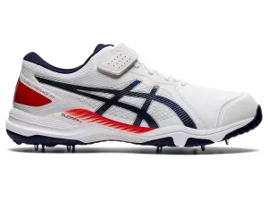 Asics Speed Menace FF Men's Cricket Shoe - White/Peacoat