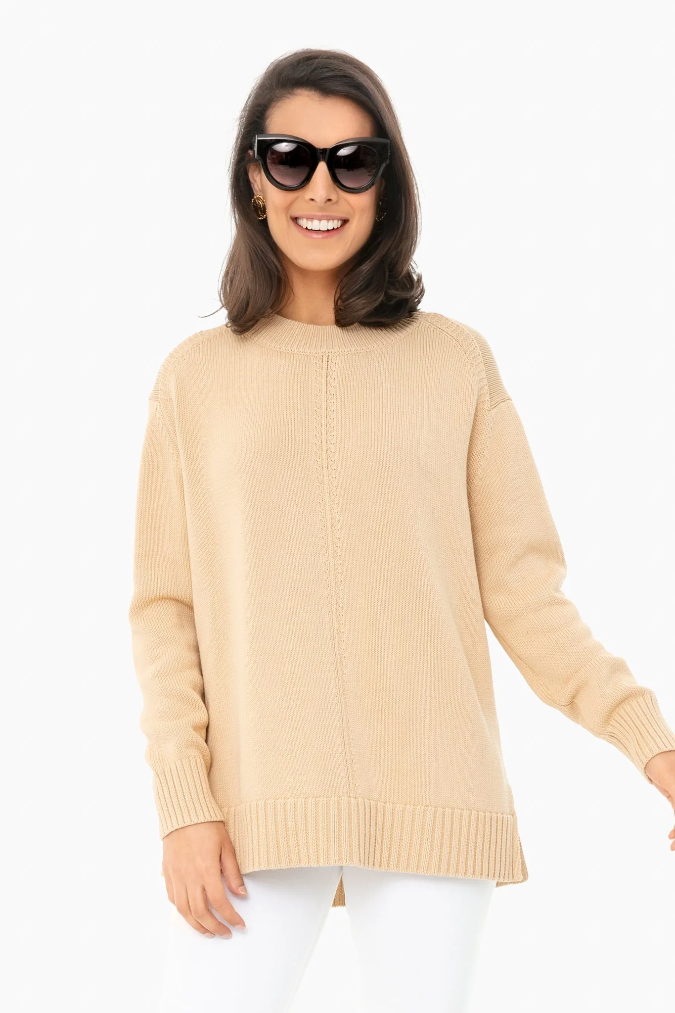 Beige Brant Point Sweater