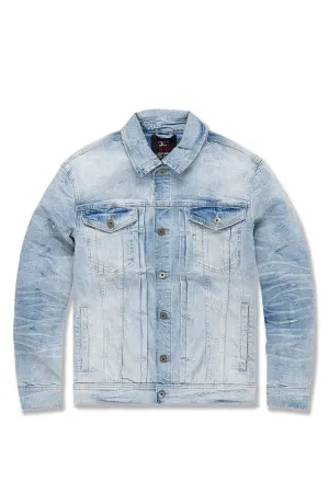 Big Men's Hamilton Denim Trucker Jacket (Lightning Blue)