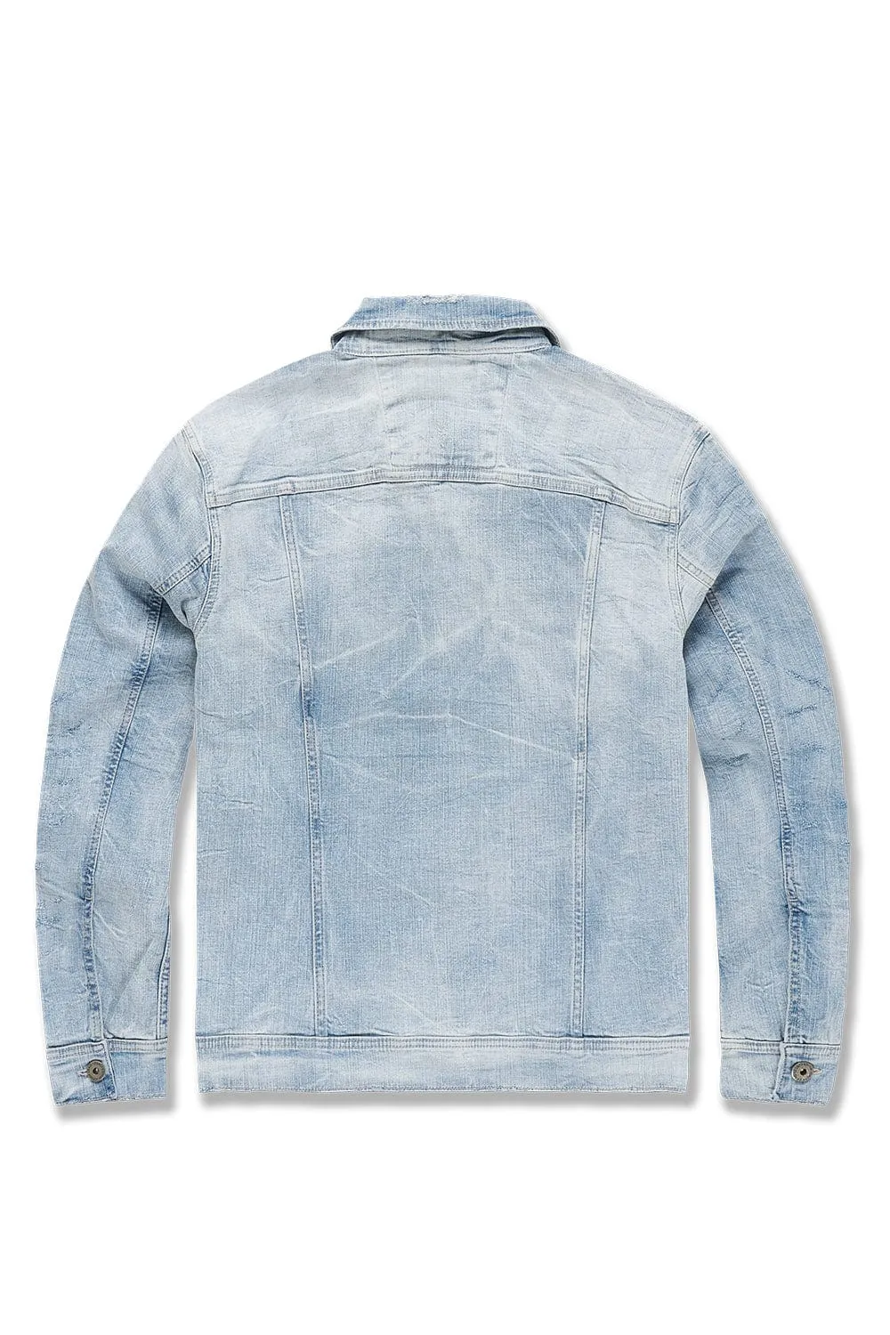 Big Men's Hamilton Denim Trucker Jacket (Lightning Blue)