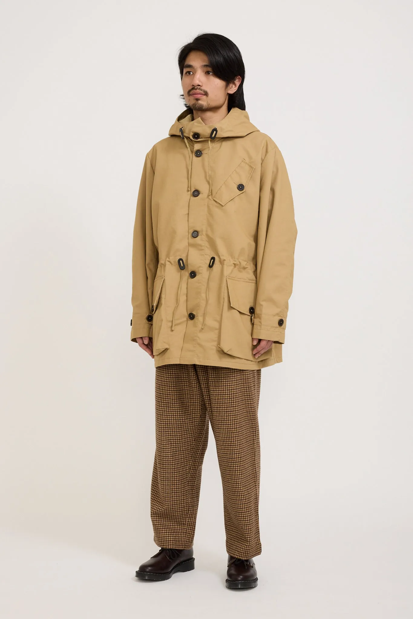 Boston Parka Brushed Polytech Sand