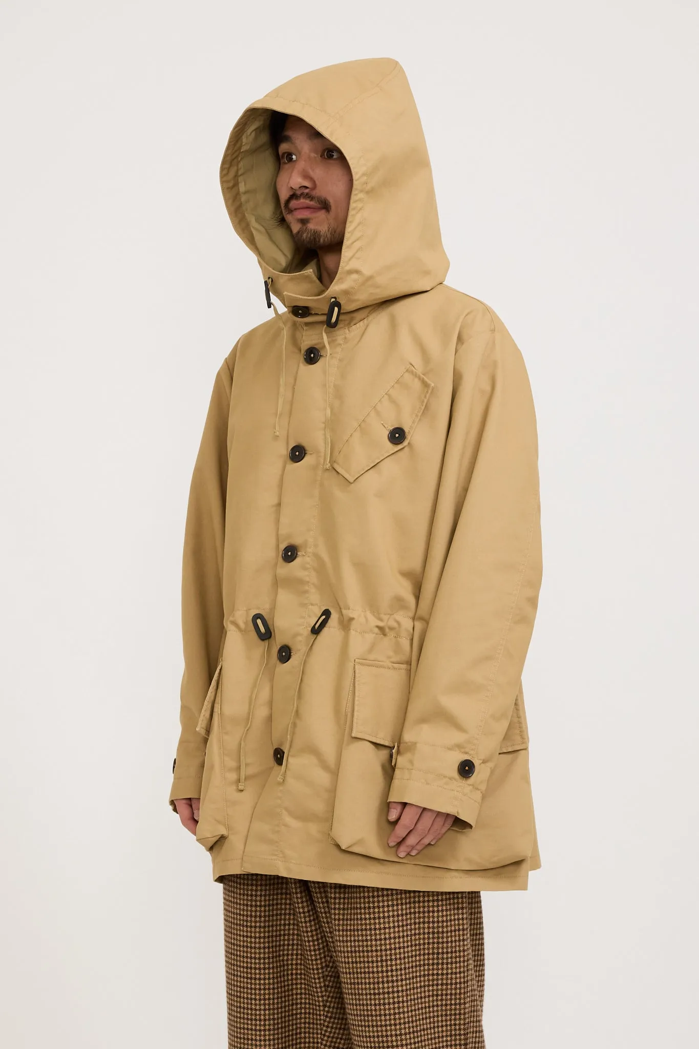 Boston Parka Brushed Polytech Sand