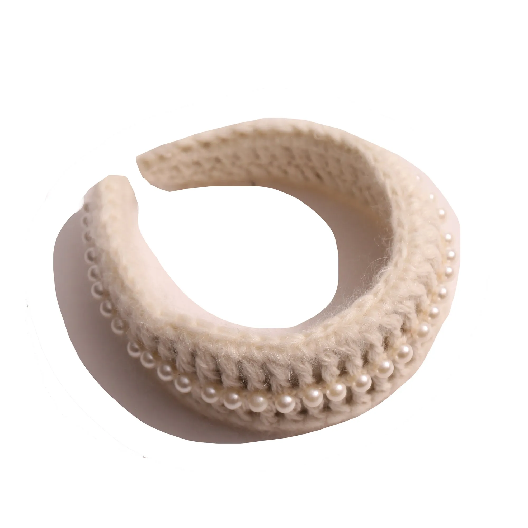 BRITTANY PEARL KNIT HEADBAND