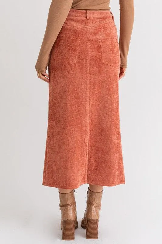 Camden Corduroy Maxi Skirt