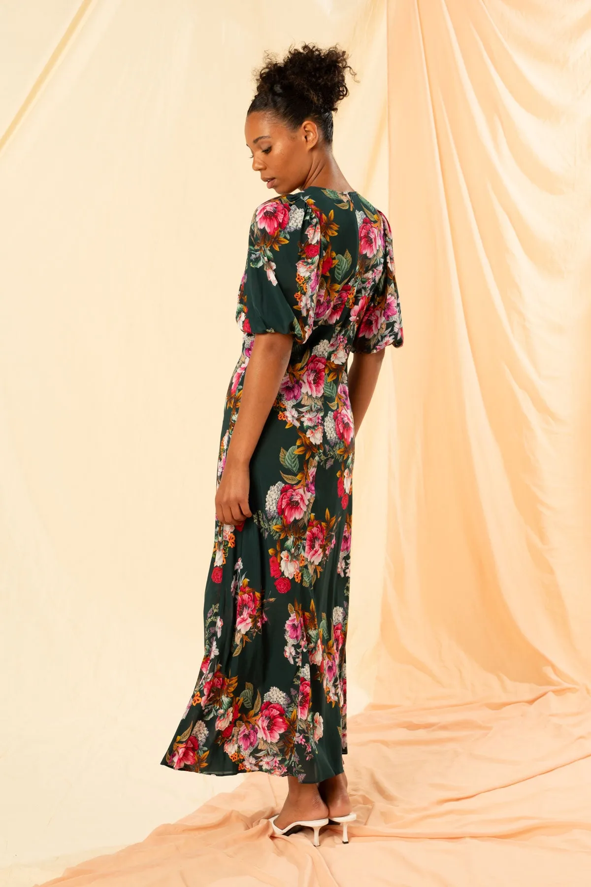 Carolina Puff Sleeve Maxi Dress