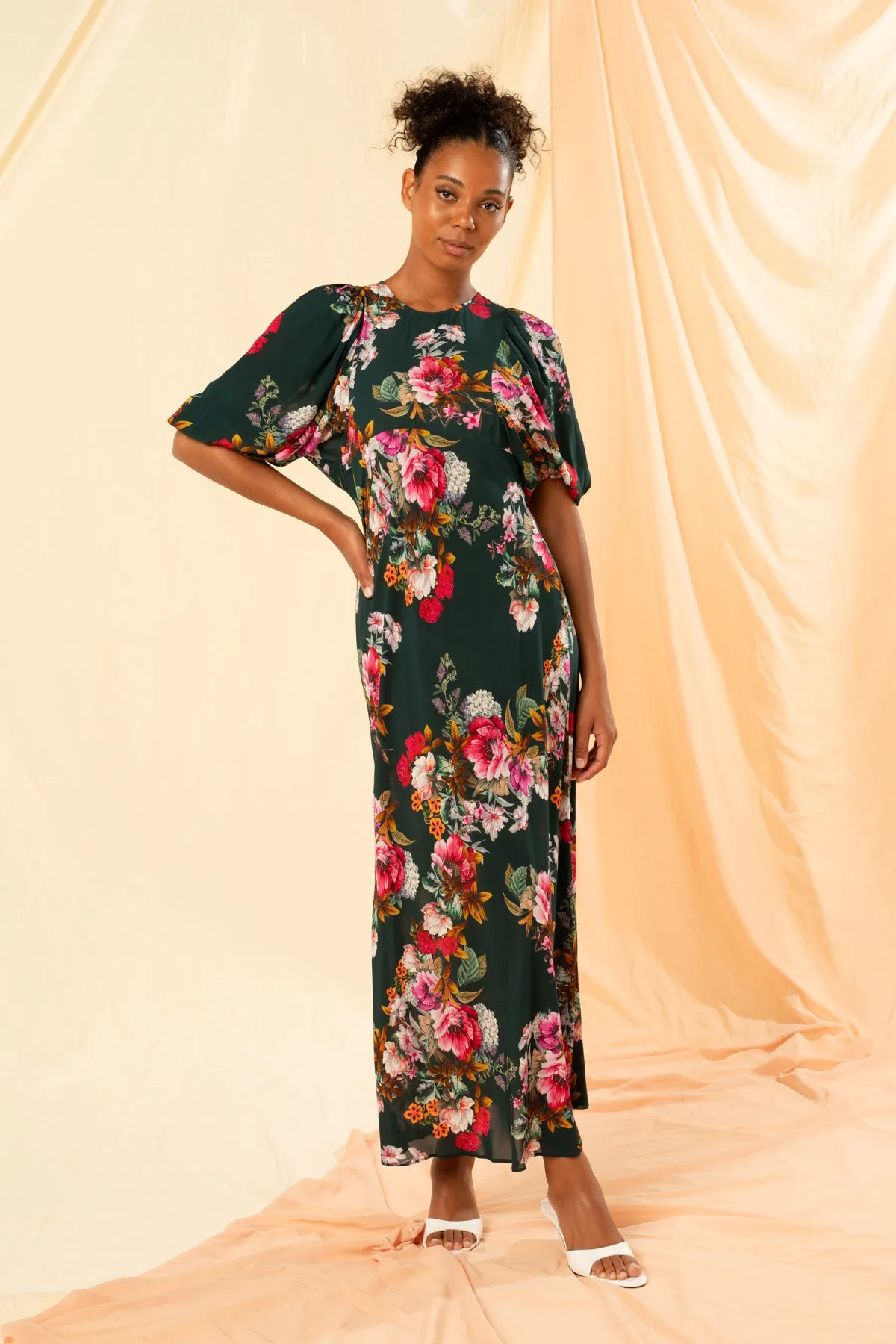 Carolina Puff Sleeve Maxi Dress