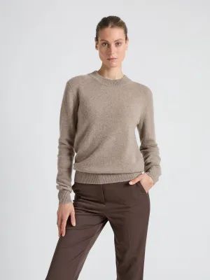 cashmere sweater "Sofia long" - Toast