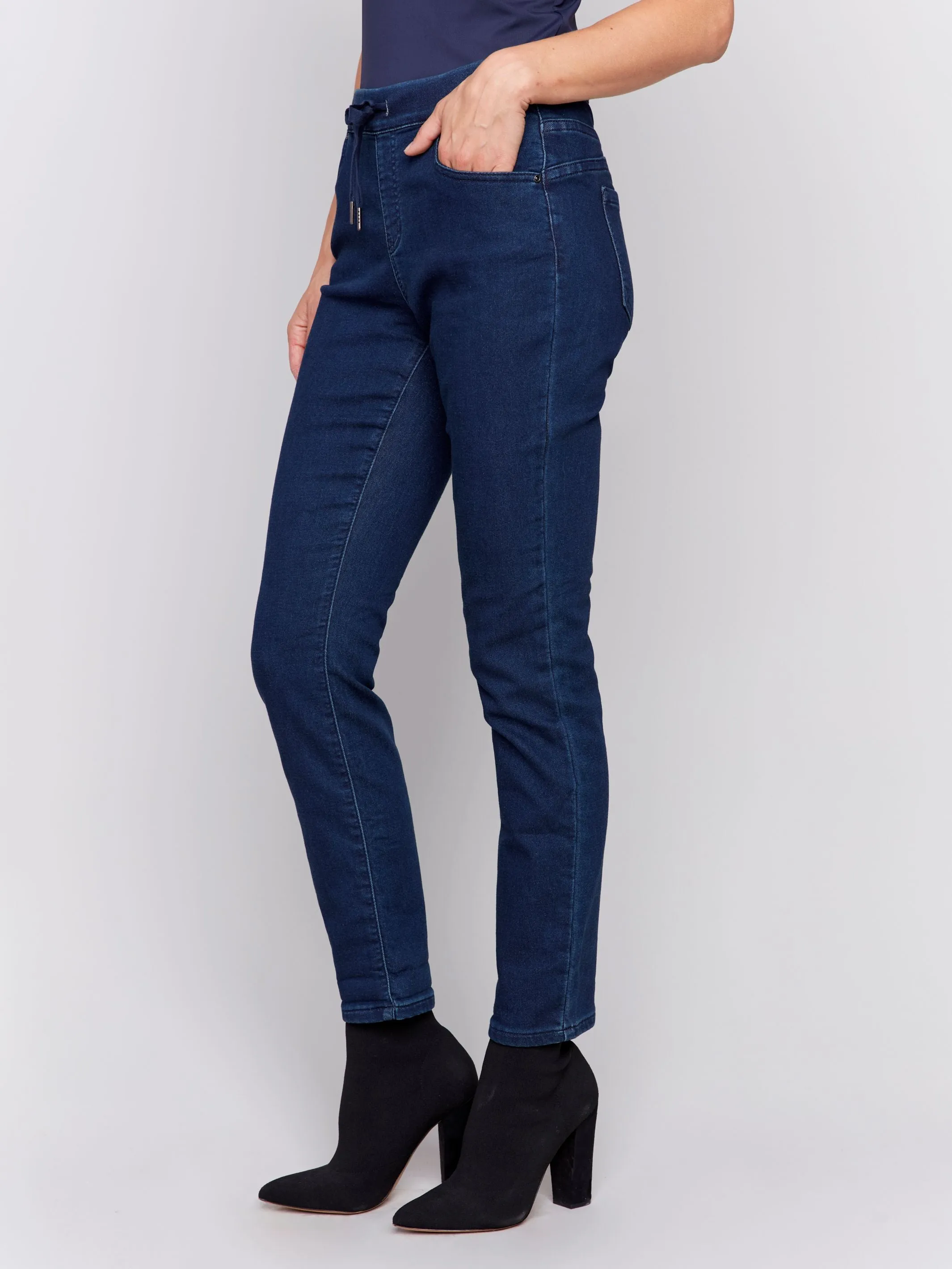 Charlie B- Knit Denim Pant