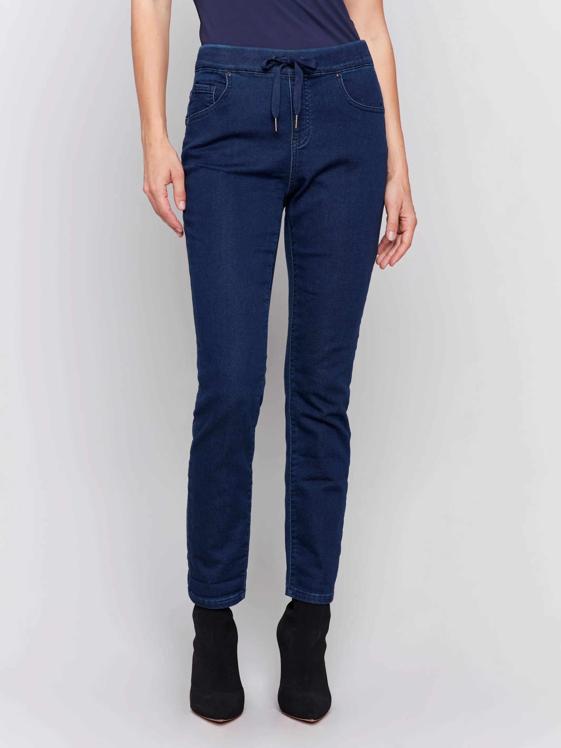 Charlie B- Knit Denim Pant