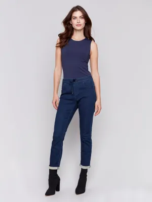 Charlie B- Knit Denim Pant