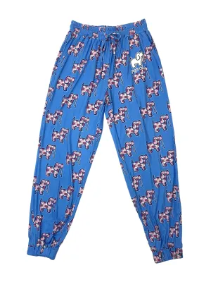 CORAL TURTLE PATTERN LOUNGE PANTS