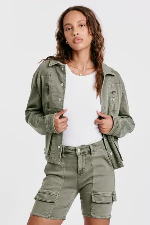 Dear John Cargo Pocket Jean Jacket