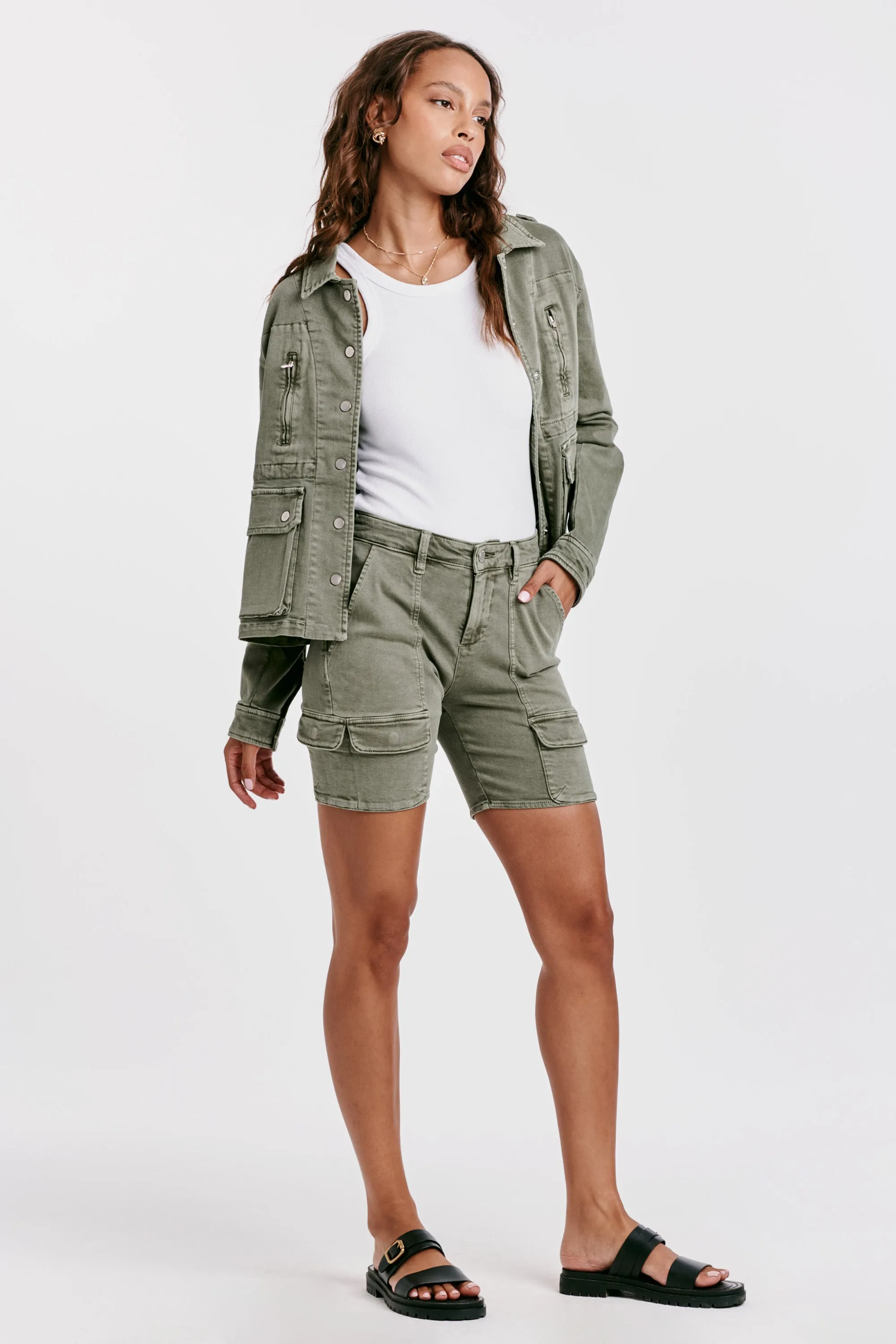 Dear John Cargo Pocket Jean Jacket