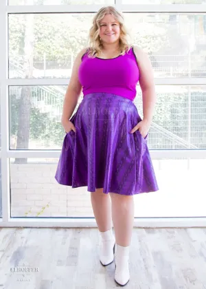 Essential Julie Skirt - Croki Purple