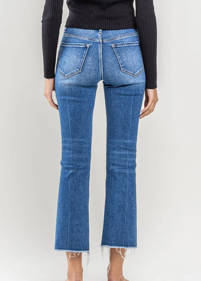 FINAL SALE - Vervet By Flying Monkey High Rise Kick Flare Jeans