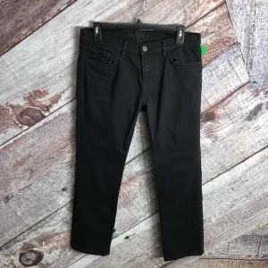 J BRAND BLACK FLARE JEANS SZ 6 TCC