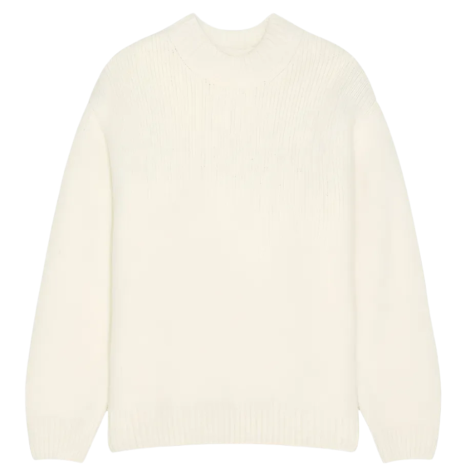 Jacquemus La maille Pavane Crewneck Sweater Beige