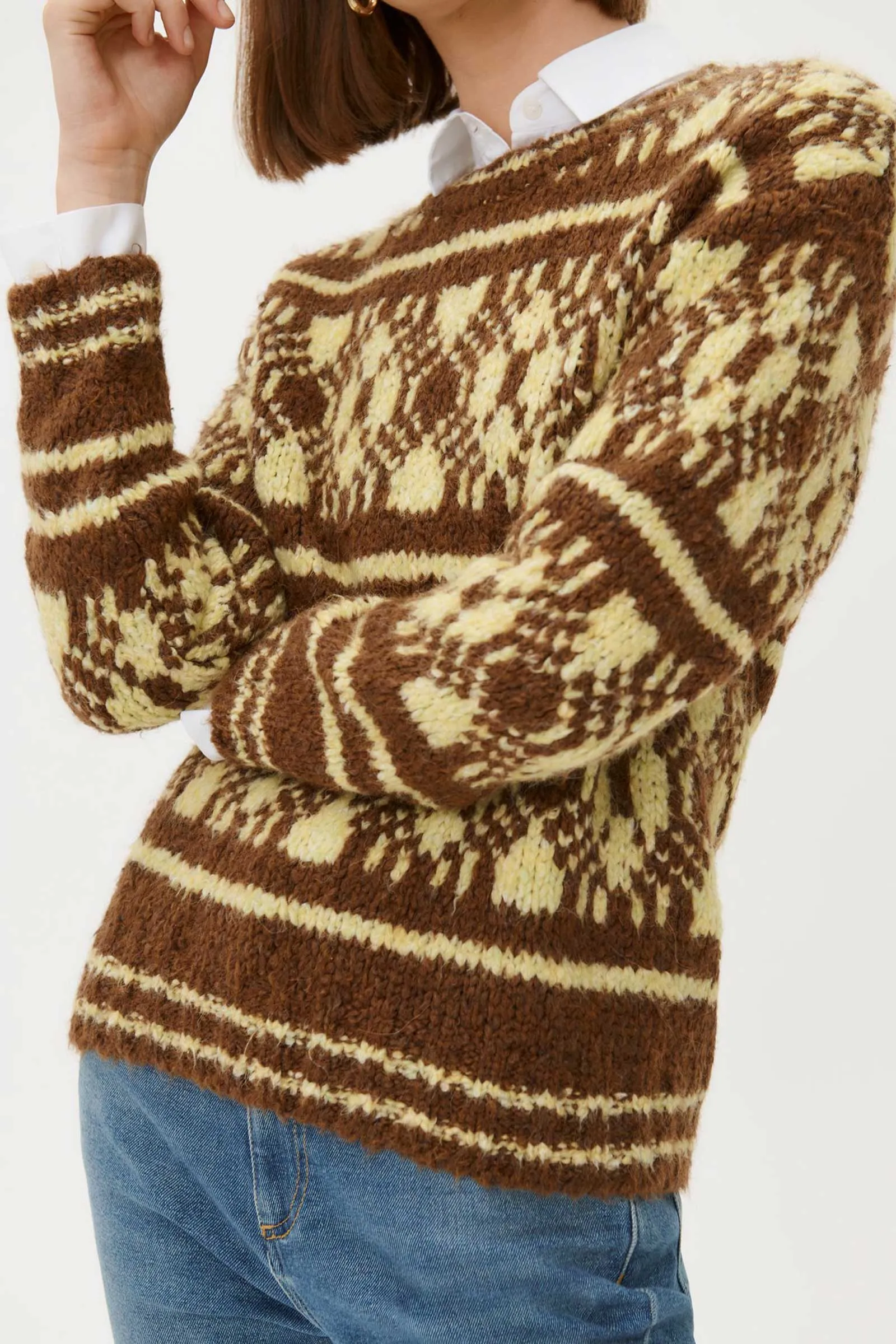 Kintyre Jacquard Wool-Blended Jumper