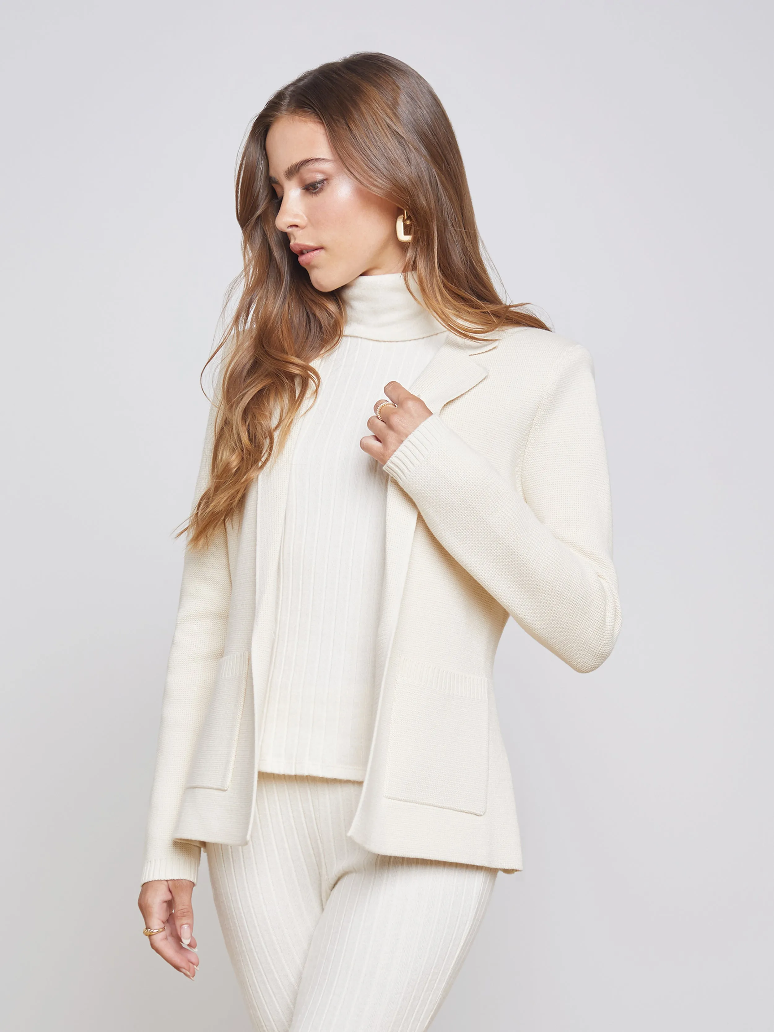 Lacey Knit Blazer