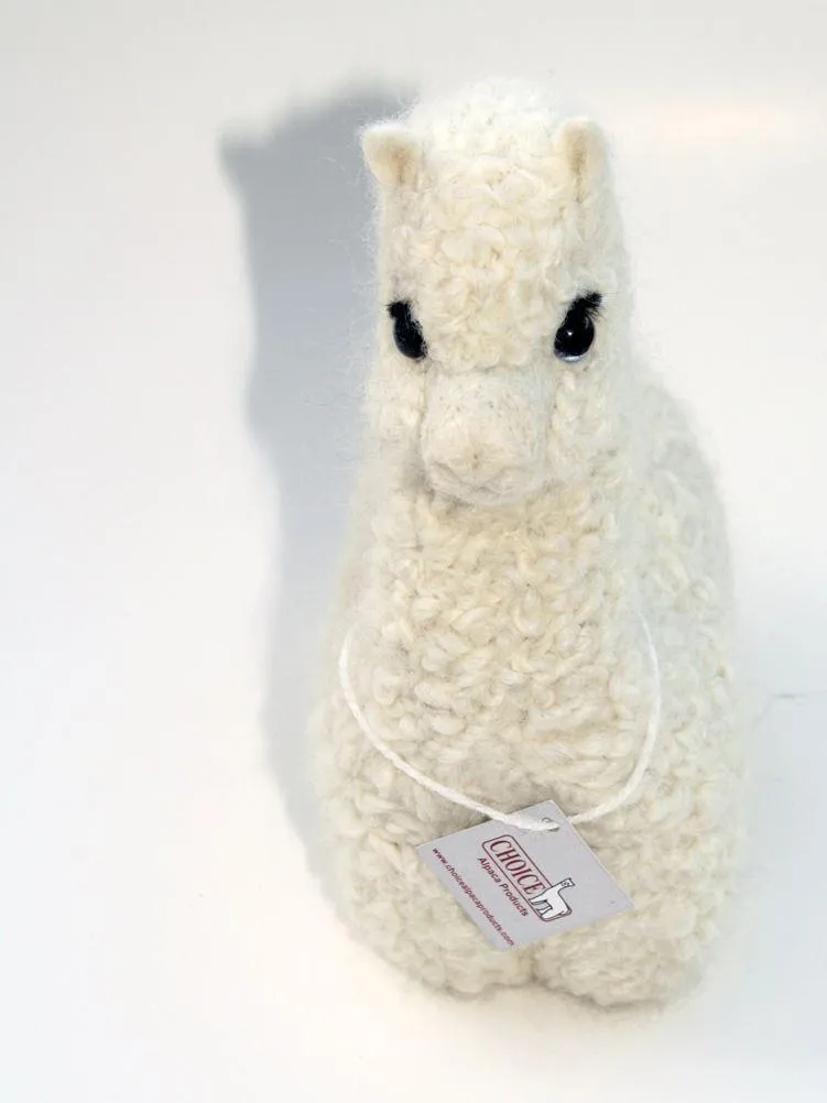 Large 9" Alpacadorable Hand Made Baby Alpaca Ornaments