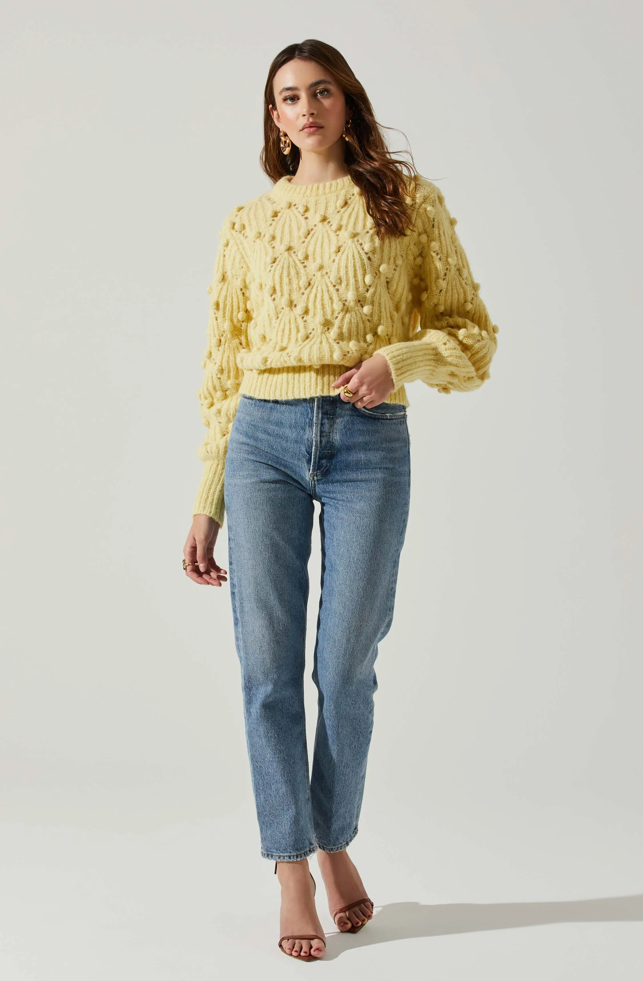 Lexi Pom Pom Embellished Sweater