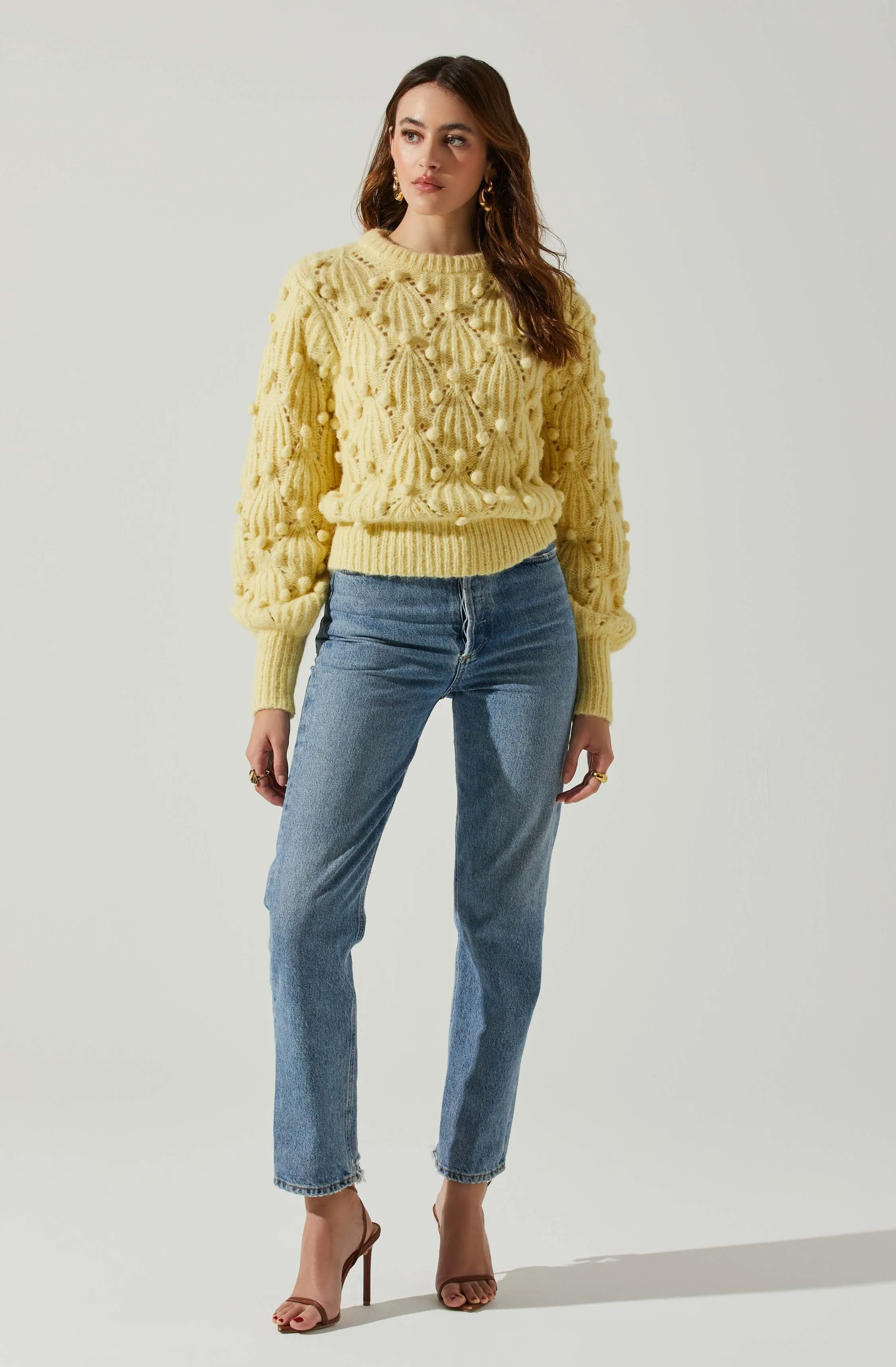 Lexi Pom Pom Embellished Sweater