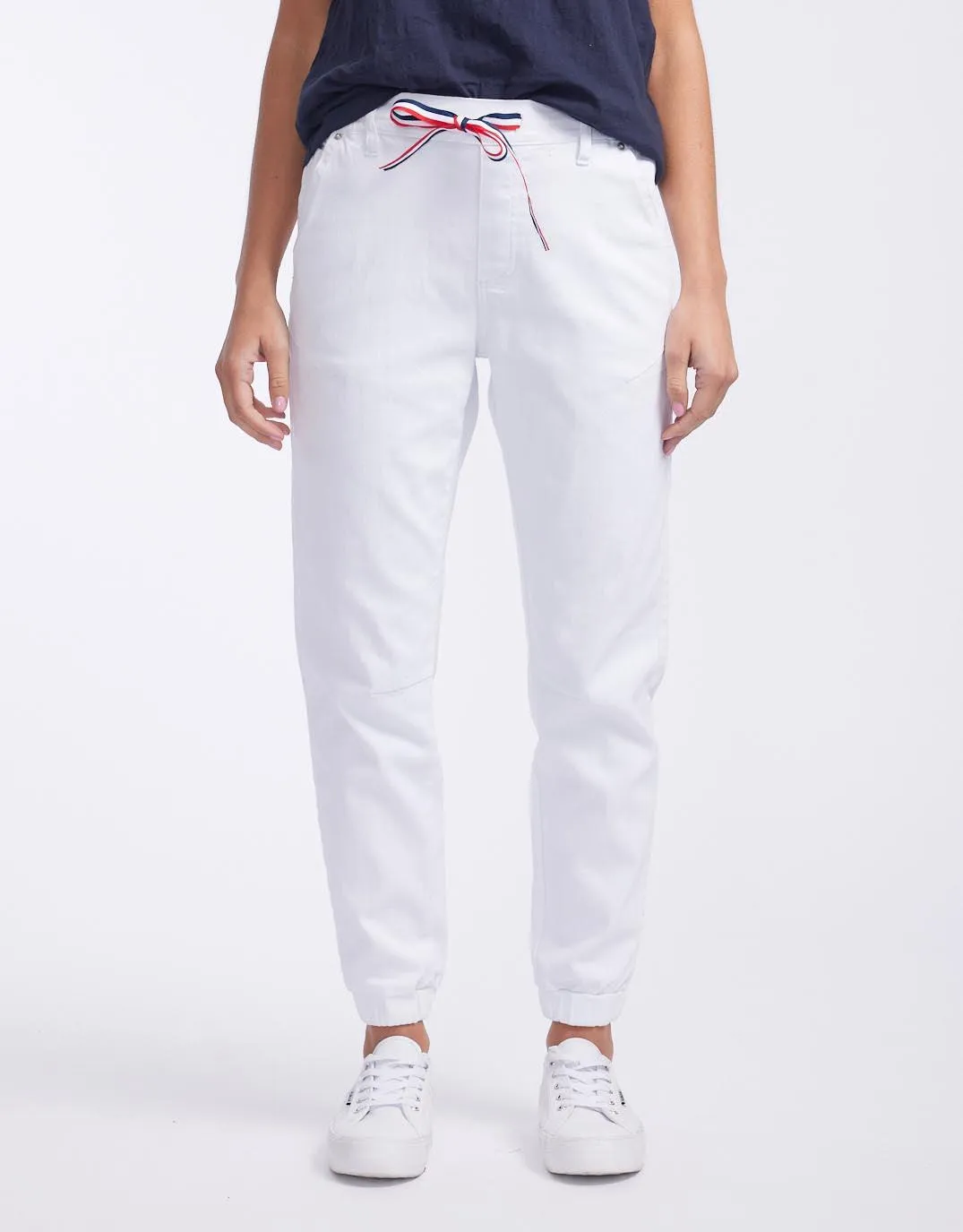 Libby Jogger - White