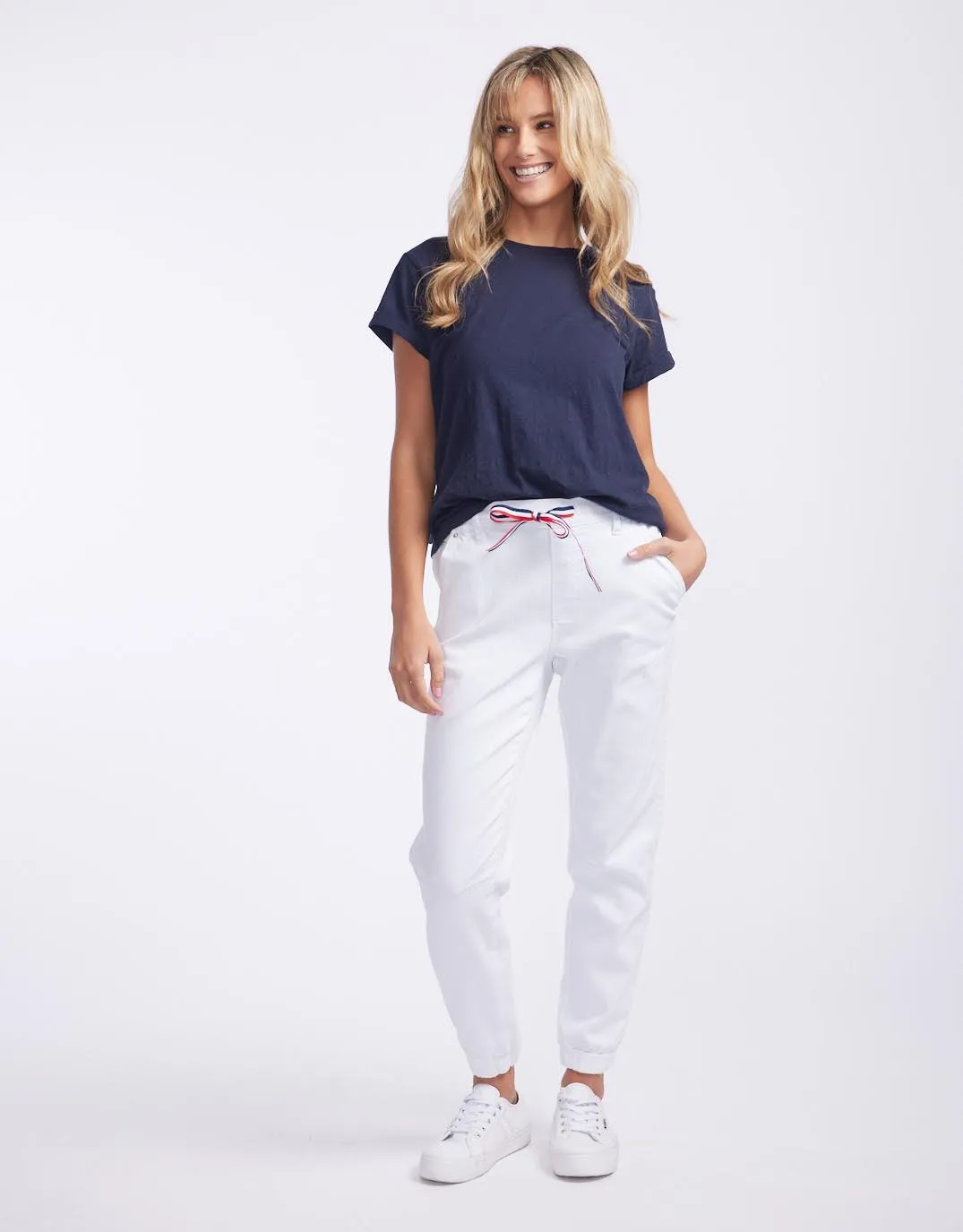 Libby Jogger - White