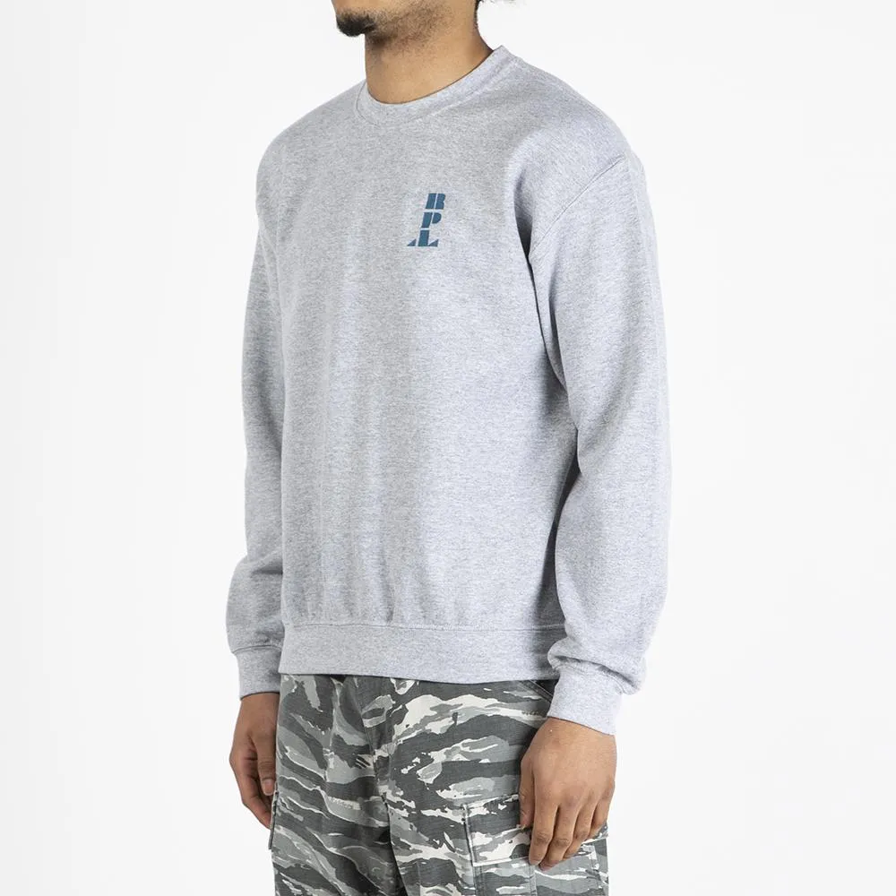 Liberaiders Radio Psycho Crewneck Sweater / Grey