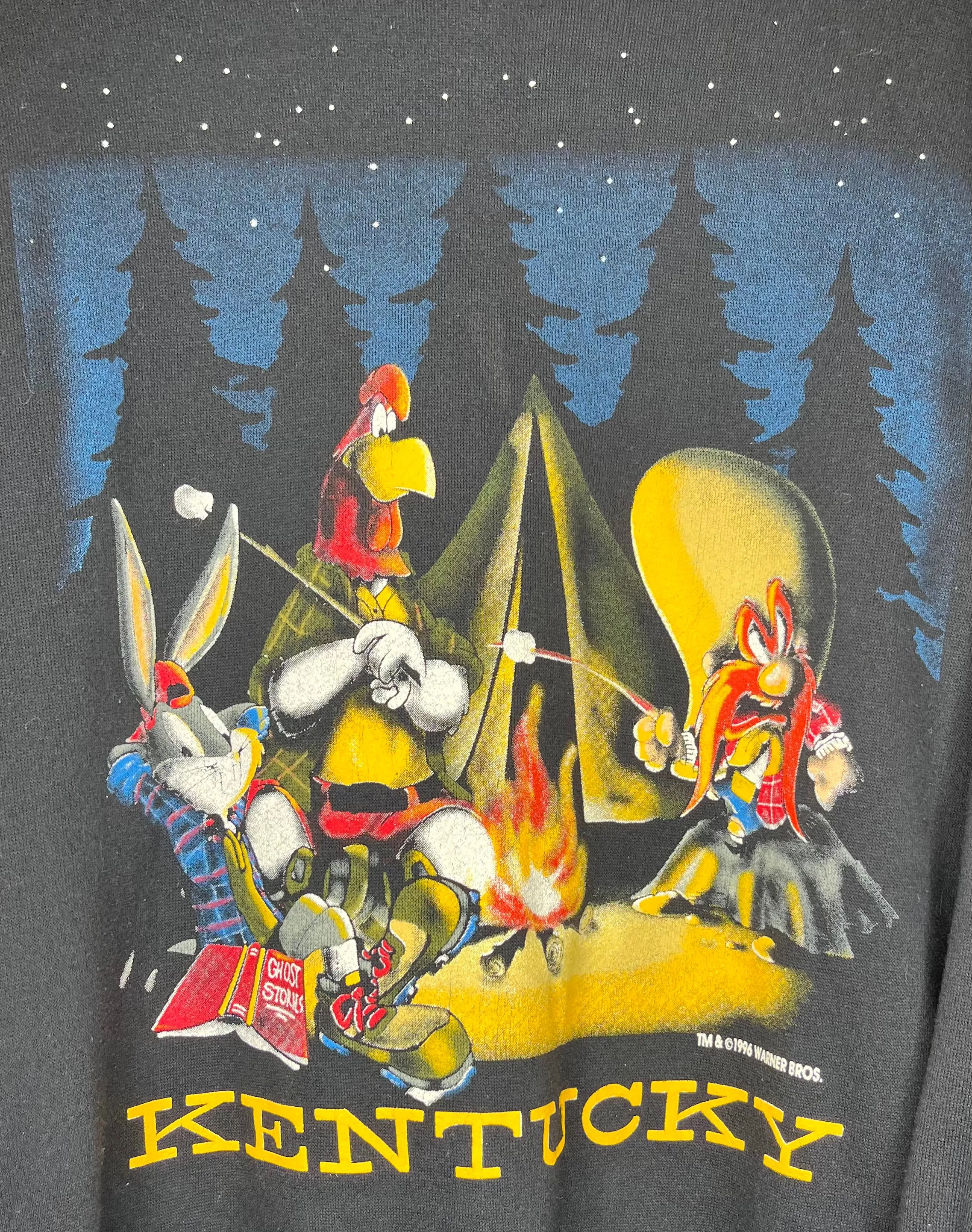 Looney Tunes Kentucky Campfire Crewneck: XL