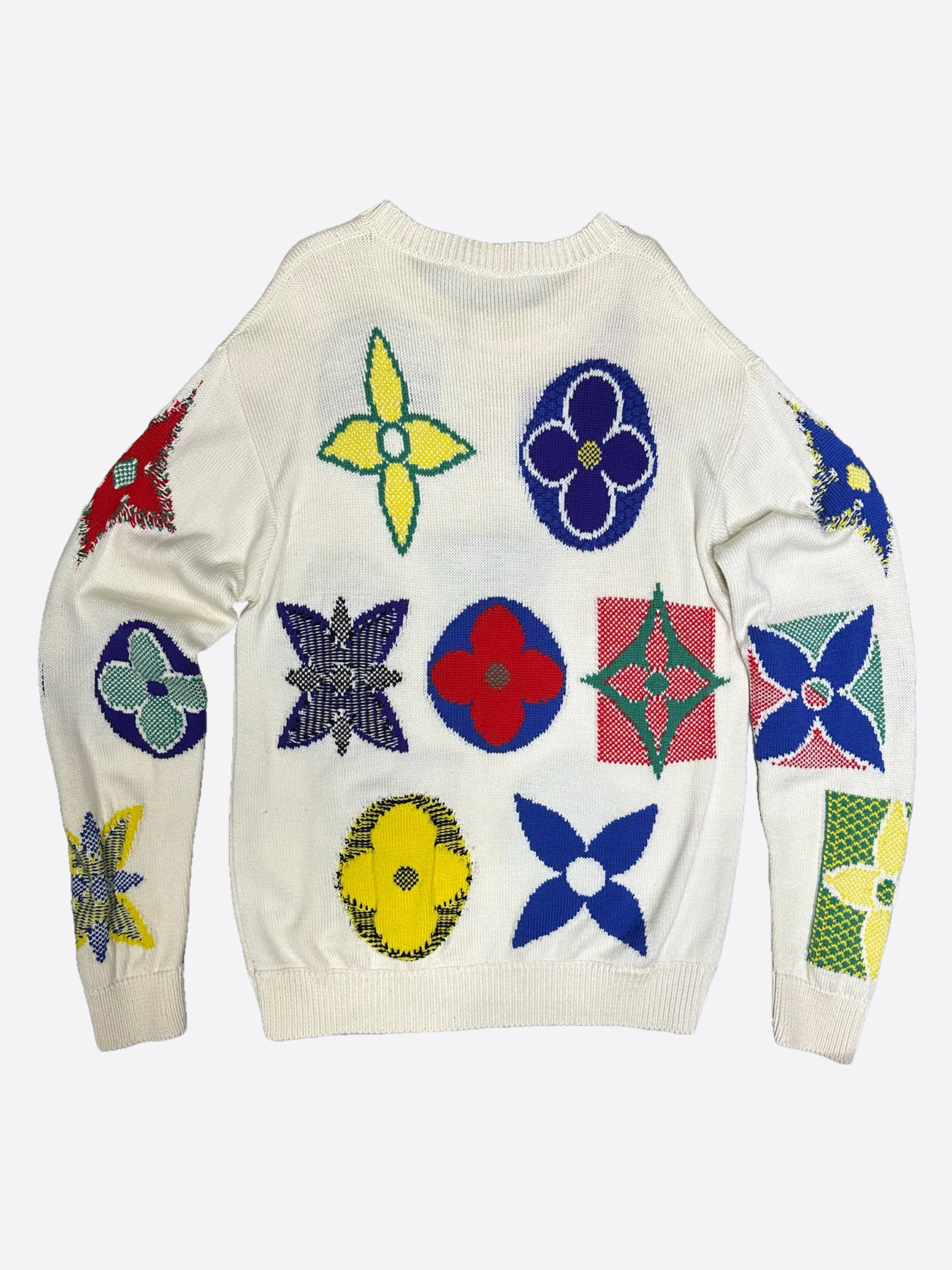 LOUIS VUITTON MONOGRAM COLORFUL KNITTED SWEATER