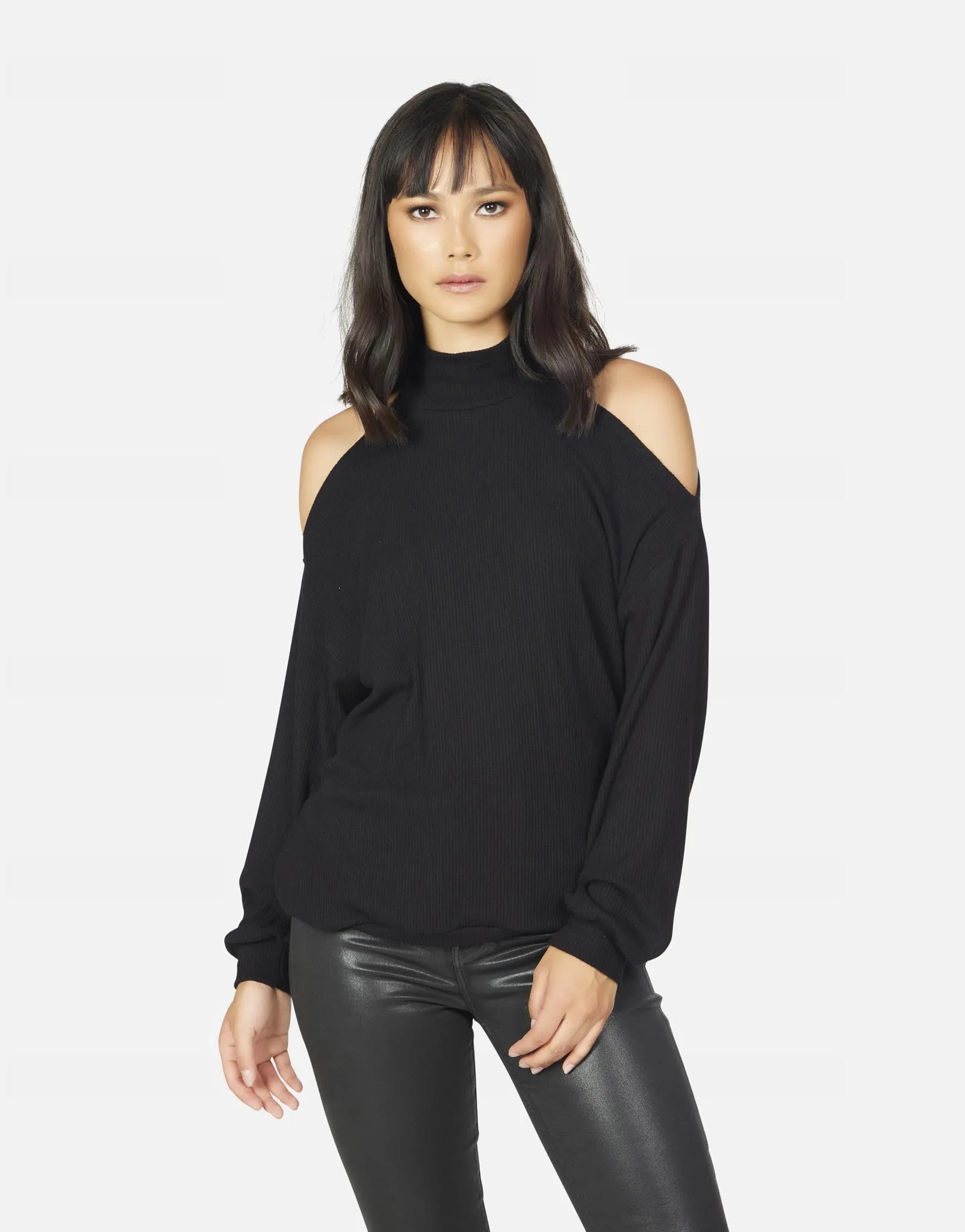 Lupin Cold Shoulder Sweater