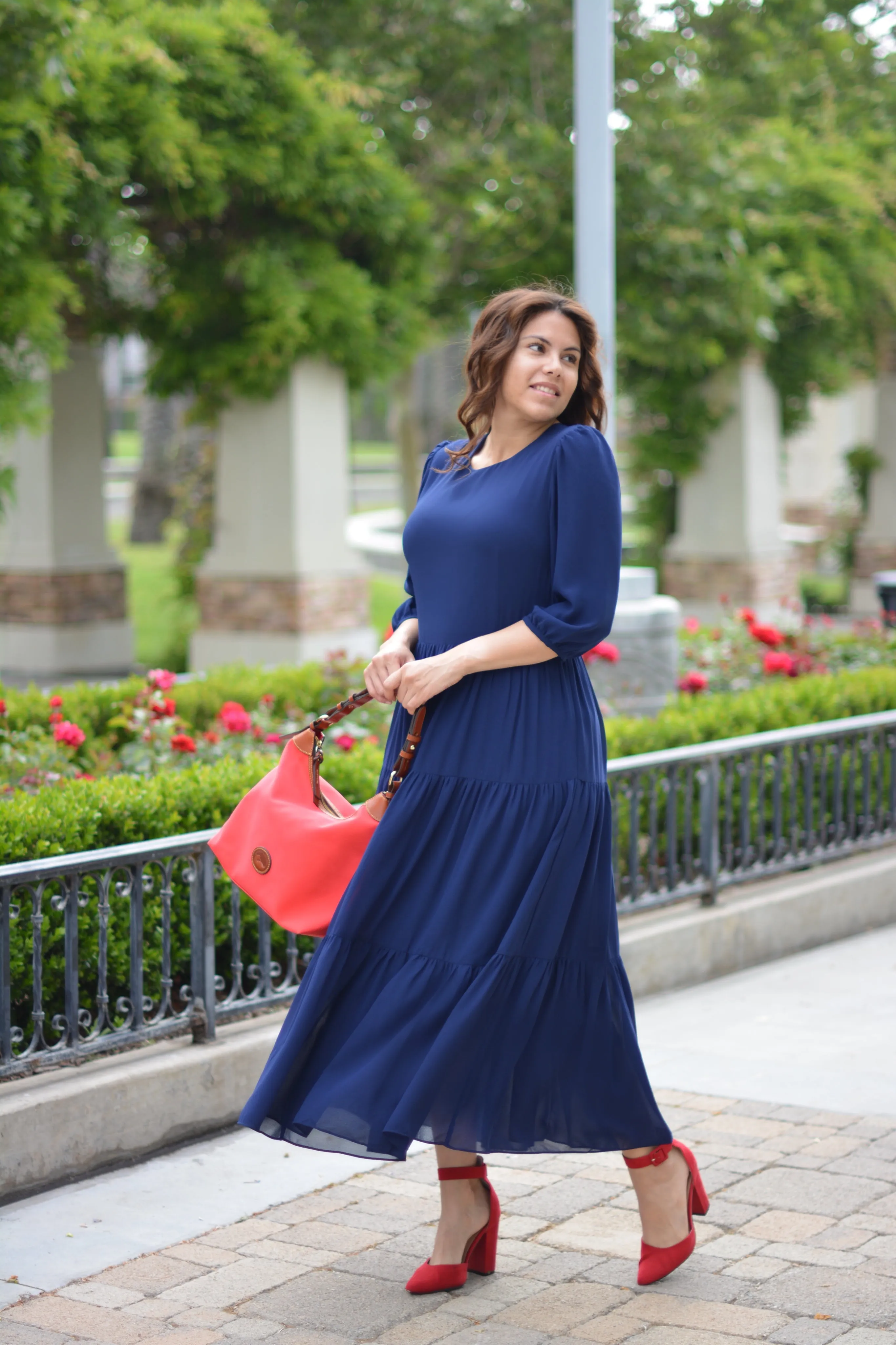 Marbella Navy Maxi Dress