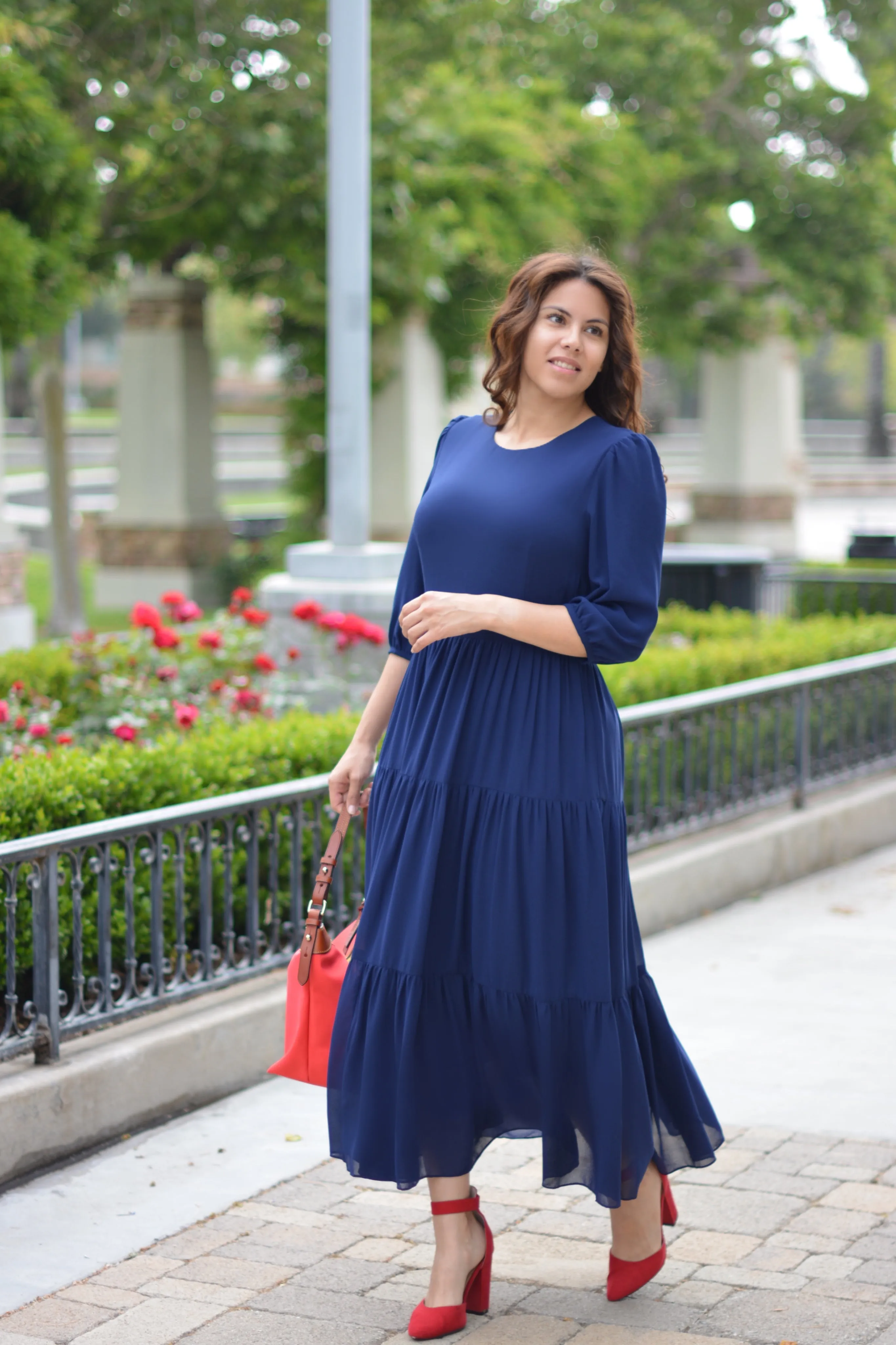 Marbella Navy Maxi Dress