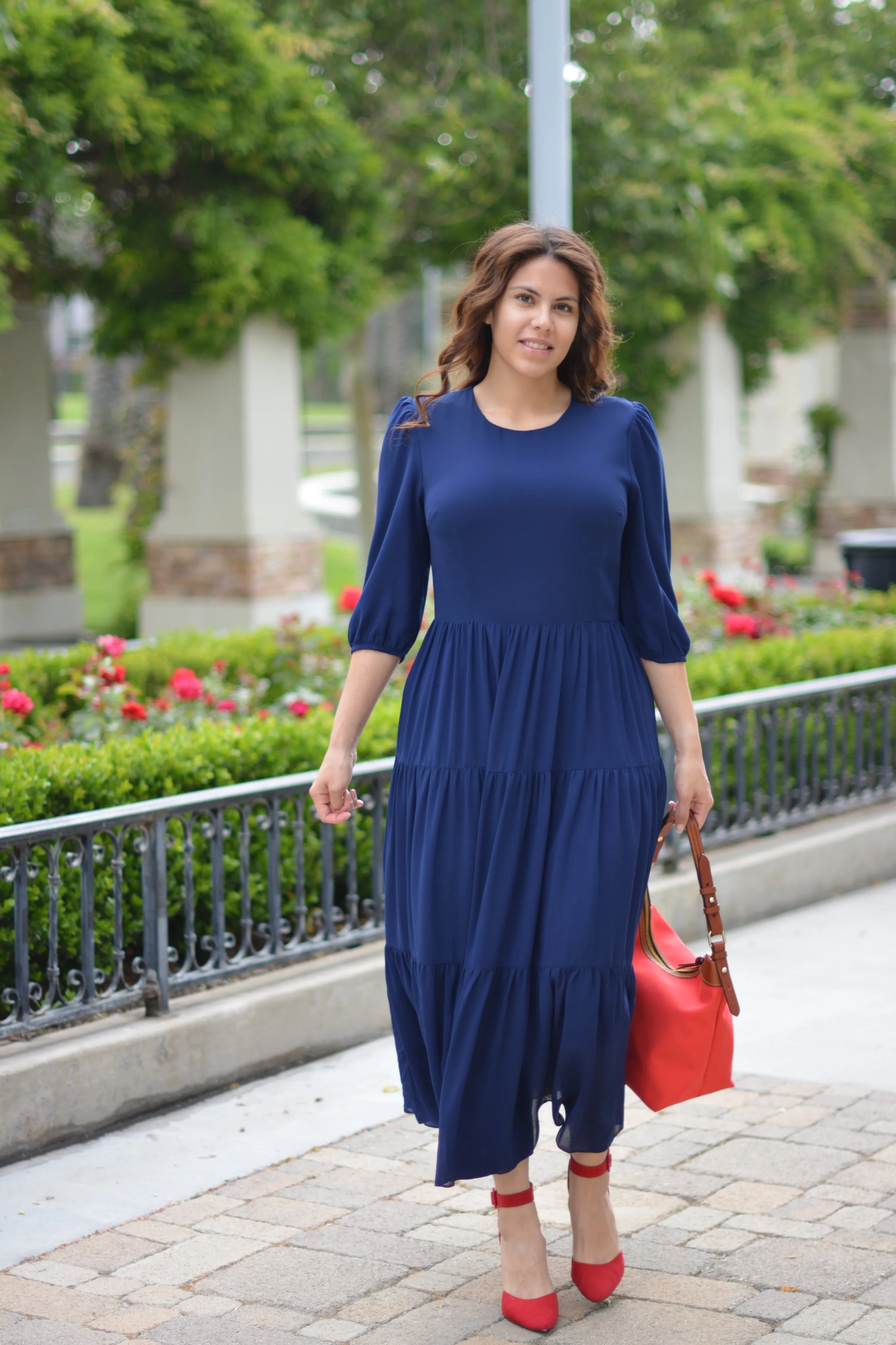 Marbella Navy Maxi Dress