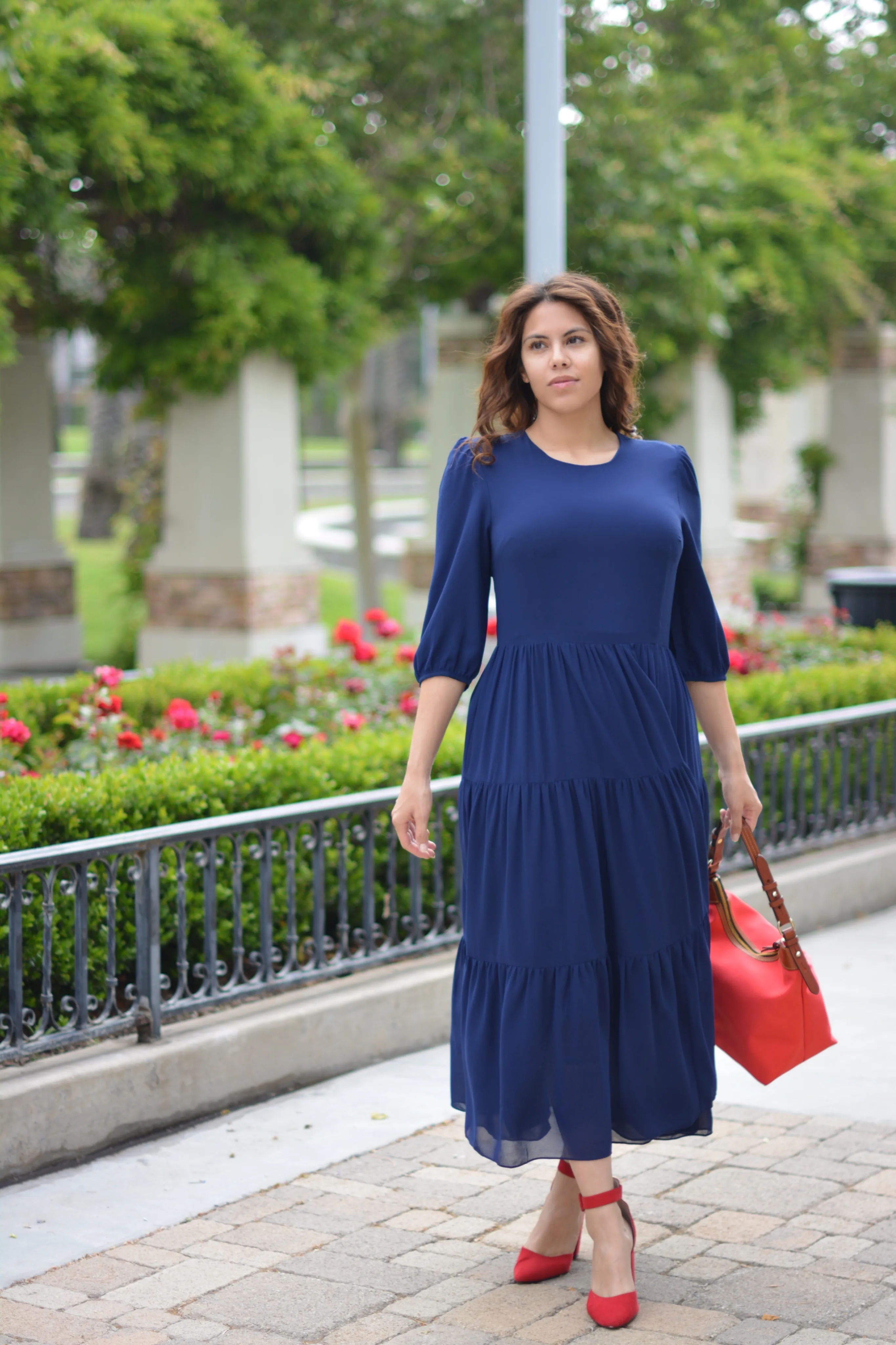 Marbella Navy Maxi Dress