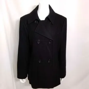 MARVIN RICHARDS NEW YORK BLACK PEACOAT SIZE X LARGE TCC