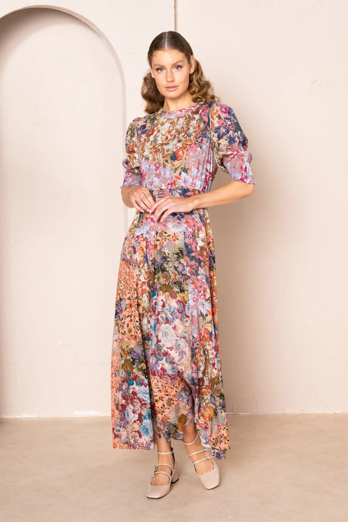 Maxine Short Sleeve Maxi Dress